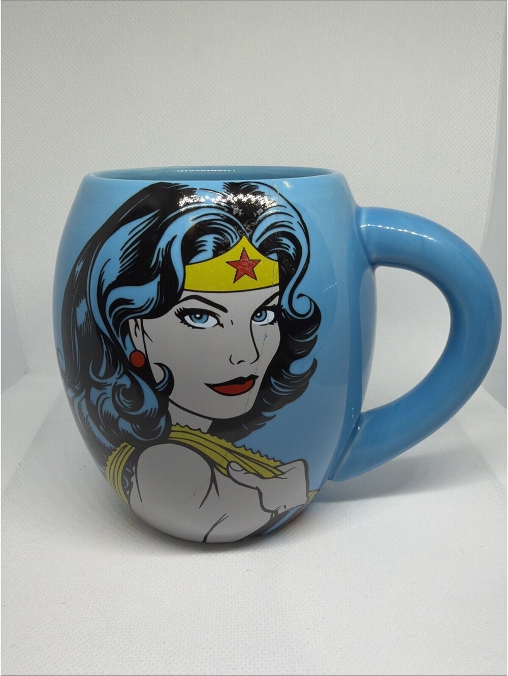 Vandor Wonder Woman Blue Coffee Mug,2013,ex!